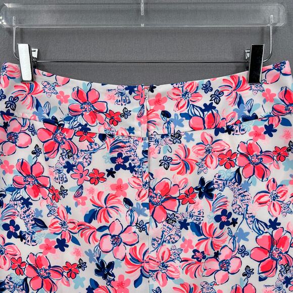 LILLY PULITZER Jonas High Waist Skort Womens 8 Resort White Party Like a Lobstar - Picture 11 of 16
